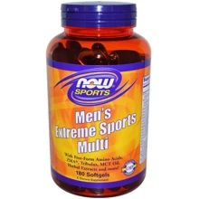 NOW Foods Men Extreme Sports Multi 180 Softgels: Пол Мужской