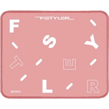 Игровая поверхность A4Tech FP25 Pink: Материал Резина, ткань
