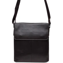 Чоловіча сумка планшет Borsa Leather темно-коричнева (K18168-brown): Стать Чоловік