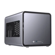 Корпус QUBE V8 Gray (QBV8D_FB6U3): Форм-фактор материнской платы Mini-DTX / Mini-ITX