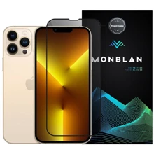 Защитное стекло для iPhone Monblan Tempered Glass Anti Peep Black for for iPhone 14 Plus / 13 Pro Max