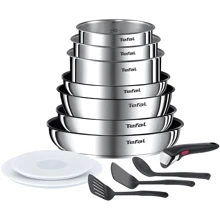 Набор кастрюль и сковородок Tefal Ingenio Emotion 13 пр. L897DS04: Материал корпуса Нержавеющая сталь