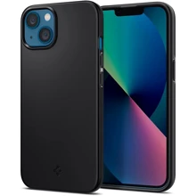 Чехол для iPhone Spigen Thin Fit Black (ACS03510) for iPhone 13: Цвет черный