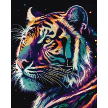 Картина по номерам Идейка Фантастический тигр 40х50 см с красками металлик extra ©art_selena_ru (KHO6527): Производитель Идейка