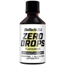 Замінник харчування BioTechUSA Zero Drops 50 ml / 100 servings / Banana: Стать унісекс