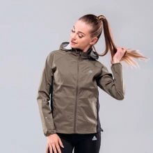 Ветровка Peak F281008-KHA 40 зеленая демисезон с капюшоном: Сезон Демисезон