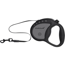 Рулетка с ручкой-комфорт и лентой Collar Control для собак до 50кг, 4м, черный (2081021000000): Тип шнура Лента