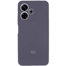 Чохол для телефона Lakshmi Premium Silicone Case з Logo Full Camera Dark Gray для Xiaomi Redmi 13 4G / Poco M6 4G: Сумісність Xiaomi Redmi 13 4G / Poco M6 4G
