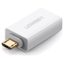 Адаптер Ugreen Adapter microUSB to USB3.0 White (30529): Колір белый