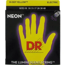Струна для гитар Струны для электрогитары DR NYE-10 NEON Hi-Def (10-46) Medium: Тип Комплект струн