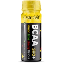 Амінокислота для спорту OstroVit BCAA Shot 80 ml / 1 servings/ Lemon Lime Cherry: Смак Вишня, Лайм, Лимон