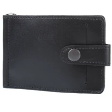 Мужской зажим для денег DNK Leather черный (DNK-Euro-Clamp-col-J): Пол Мужской