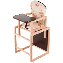 Стульчик-трансформер Babyroom Карапуз-100 eko МДФ столешница бежевый (мишки) (621309): Тип трансформер