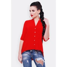 Блуза FashionUp BZ-1456D 42 червона з довгим рукавом: Сезон Демісезон