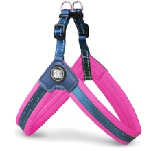 Шлейка для собак зі світловідбивними швами Max & Molly Q-Fit Harness - Matrix Pink L (4894512017078): Виробник Max & Molly