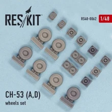 Смоляные колеса RESKIT для вертолета CH-53 A/D RS48-0062: Производитель RESKIT