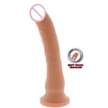 Реалистичный фаллоимитатор из киберкожи ToyJoy Get Real Dual Density Dong 9, 20х4 см: Назначение Анальные