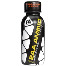 Амінокислота для спорту Fitness authority EAA Amino 120 ml / 1 servings / orange - citrus: Смак Апельсин