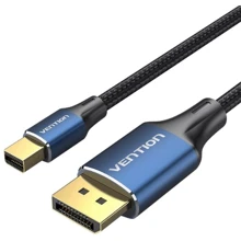 Кабель и переходник Vention mini DisplayPort - DisplayPort (M/M), 1.5 м, Black (HCFLG): Тип кабель
