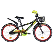 Велосипед 20" Formula STORMER 2020 (черно-красный с желтым): Диаметр колес, дюймов 20