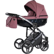 Універсальна коляска 2 в 1 Junama Diamond Saphire Eco 04, бордо (J-SE-04): Тип коляски Универсальная коляска (2-в-1)
