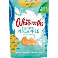 Ананас Whitworths сушеный 60 г (5000234052351): Вес нетто 60 г