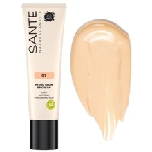 Sante Hydro Glow BB Cream БИО ВВ-Крем с гиалуроновой кислотой № 01 Light-Medium 30ml: Вид BB-крем