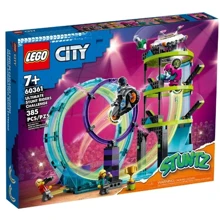 Конструктор LEGO City Stuntz Невероятная задача для каскадеров 385 деталей (60361): Серия City