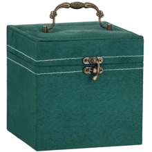 Скринька для прикрас (футляр для біжутерії) Springos 12x12x12 см HA1044: undefined undefined
