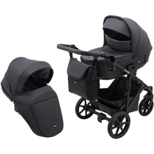 Коляска 2 в 1 Bair Ultra ECO кожа 100% U-36 Черный (680611): Тип коляски Универсальная коляска (2-в-1)