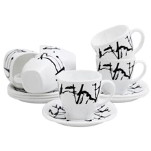 Столовый сервиз Сервиз Luminarc Dripping White G9642 (6 пр.) (220 мл): Количество персон 6