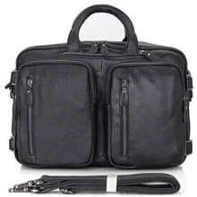 Мужская сумка-трансформер Buffalo Bags черная (SHIM7014A-black): Пол Мужской