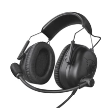 Наушники Trust GXT 444 Wayman Pro Gaming Headset Black (23248): Тип конструкции полноразмерные