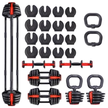 Гантель HMS SGR18 PRO SET 3в1 20 кг (17-57-071): Вес гантели, кг 20