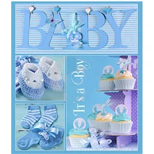 Альбом EVG 20sheet Baby collage Blue w/box: Виробник Evg