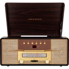 Виниловый проигрыватель Crosley Rhapsody Entertainment Center (Mahogany): Привод ременной