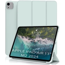 Аксесуар для iPad BeCover Tri Fold Soft TPU Silicone Light Green for iPad Air 13 (2024 / 2025) (711742): Колір зелений