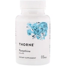Thorne Research Pantethine 60 Caps Пантетин: Тип Витамин B