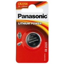 Батарейка Panasonic CR 2354 BLI 1 LITHIUM (CR-2354EL/1B): Емкость 565 mAh