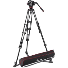 Manfrotto 504X Fluid Video Head & MVTTWINGA Aluminum Tripod with Ground Spreader: Тип штатива профессиональный