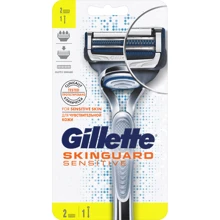Gillette SkinGuard Sensitive Станок для бритья с 2 сменными кассетами: Вид Бритвенные станки