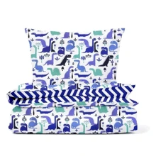 Комплект детский Cosas Dino Zig Blue (4822052021262): Тип постельный комплект