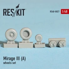 Смоляні колеса RESKIT для літака Mirage III (A) RS48-0027: Виробник RESKIT