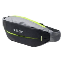 Мужская поясная сумка Hi-Tec Bellybag Black/Lime Punch черная (5902786015054): Пол Мужской