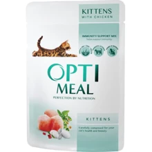 Влажный корм Optimeal Сomplete for kittens сanned pet food with chicken для котят, с курицей 12x0.34 кг (4820083907449): Тип Влажный корм