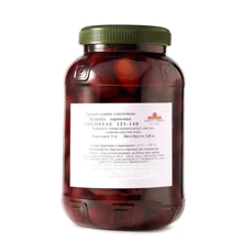 Оливки греческие ILIDA Kalamata Colossal ( банка ), 1 кг (WT3483): Вес нетто 1 кг