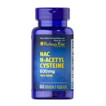 Puritan's Pride N-Acetyl Cysteine (NAC) 600 mg-60 Capsules: Тип N-ацетилцистеин