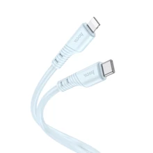 Кабель Hoco Cable USB-C to Lightning X97 Crystal 20W 1m Light Blue: Тип USB-C - Lightning