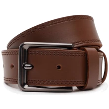 Мужской ремень Borsa Leather коричневый (V1115FX55-brown): Пол Мужской