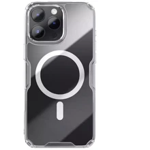Чехол для iPhone Nillkin Nature Pro Magnetic Clear for iPhone 16 Pro: Цвет прозрачный